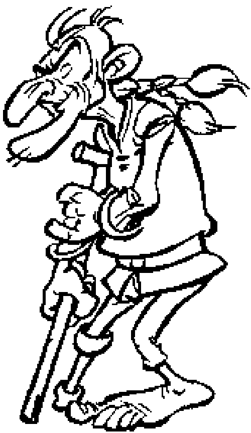immagine asterix da colorare