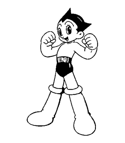 immagine astro boy da colorare