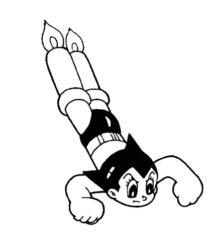 immagine astro boy da colorare