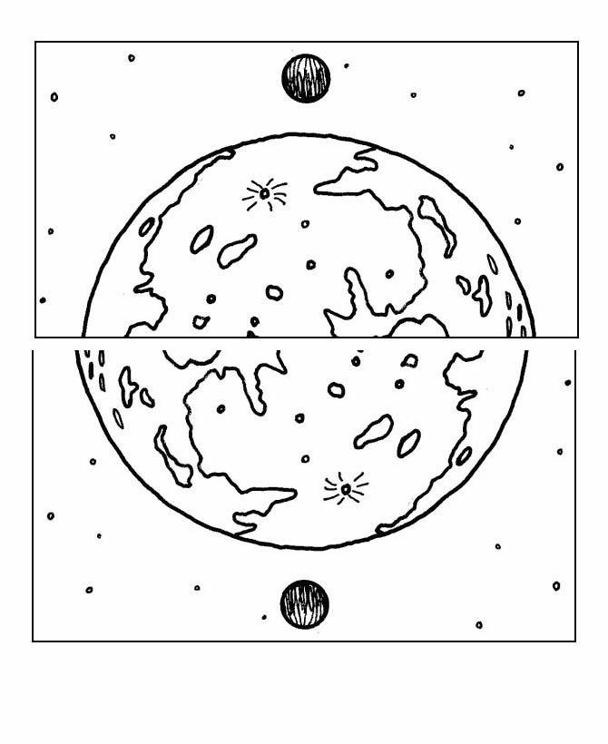 immagine astronauti da colorare