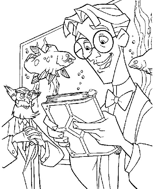 immagine atlantis da colorare