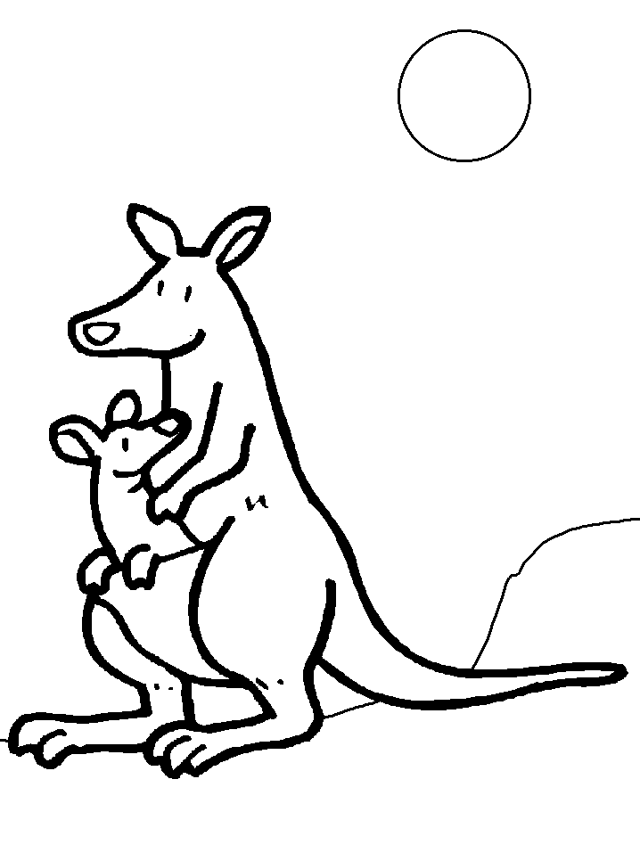 immagine australia da colorare