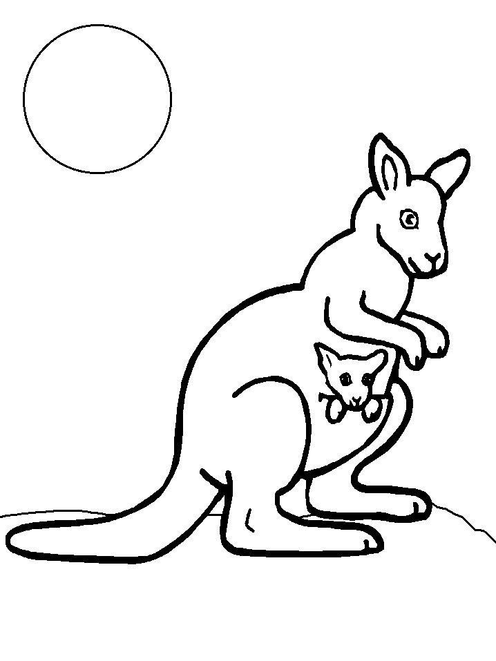 immagine australia da colorare