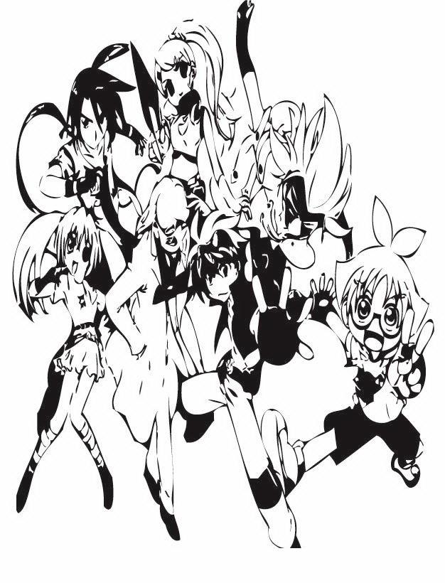 immagine bakugan da colorare