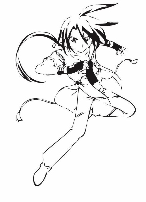 immagine bakugan da colorare