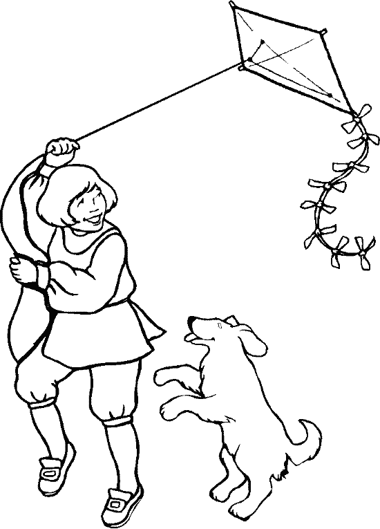 immagine bambini che giocano da colorare