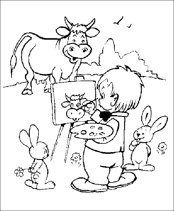 immagine bambini da colorare