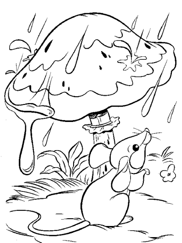 immagine bamby da colorare