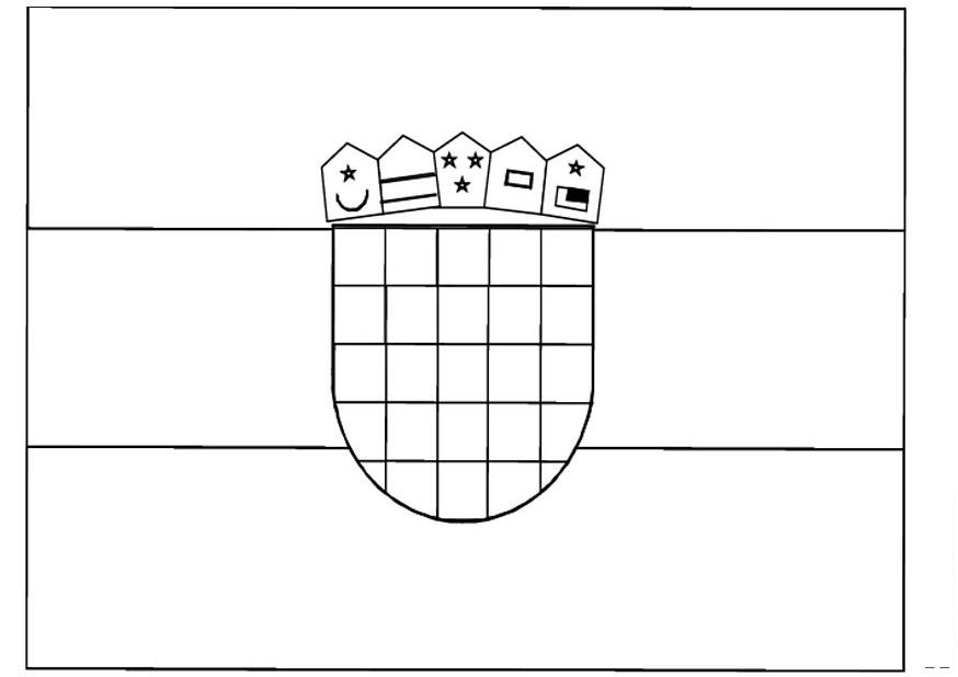 immagine bandiere da colorare