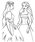 immagine barbie da colorare