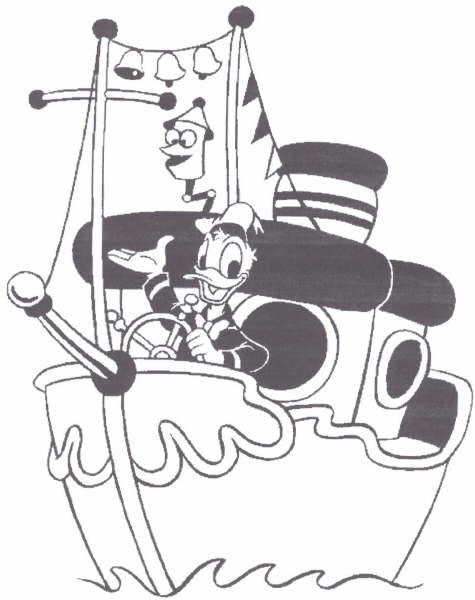 immagine barche da colorare