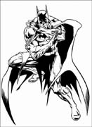 immagine batman da colorare