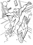 immagine batman da colorare