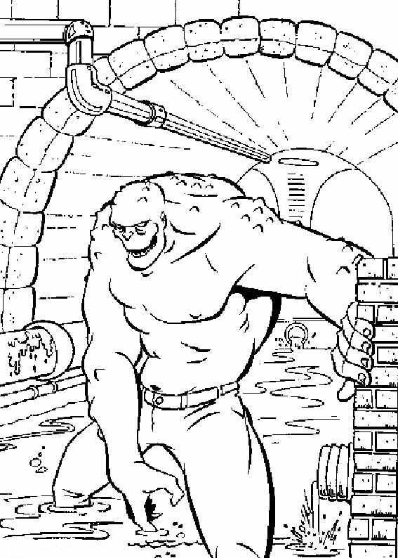 immagine batman da colorare