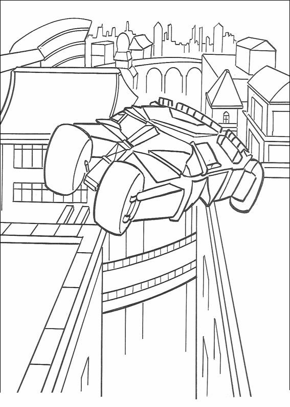 immagine batman da colorare