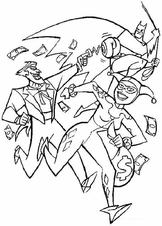 immagine batman da colorare