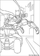 immagine batman da colorare