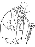 immagine batman da colorare