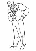 immagine batman da colorare