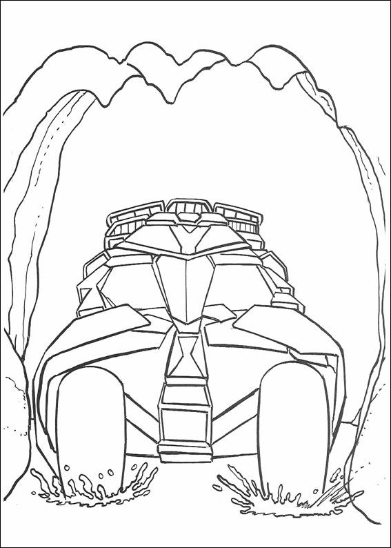 immagine batman da colorare