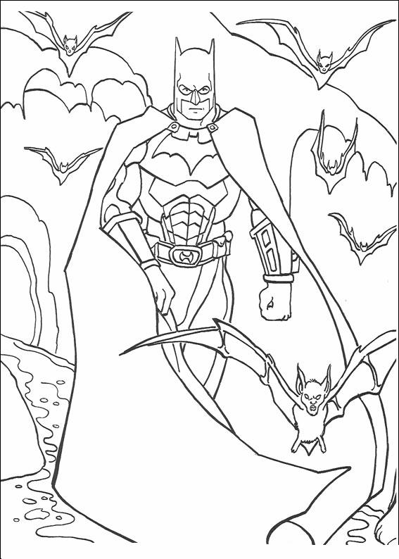 immagine batman da colorare