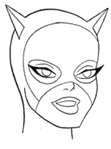 immagine batman da colorare