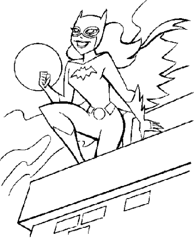 immagine batman da colorare