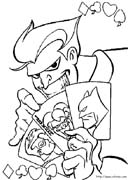 immagine batman da colorare