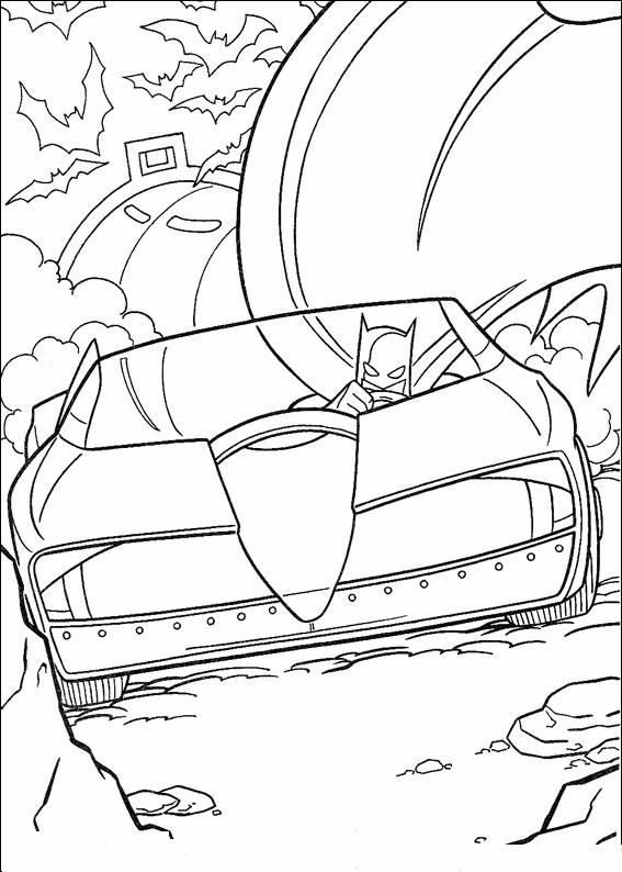 immagine batman da colorare