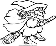 immagine befana da colorare