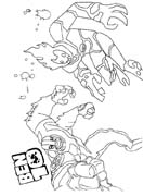 immagine ben 10 da colorare