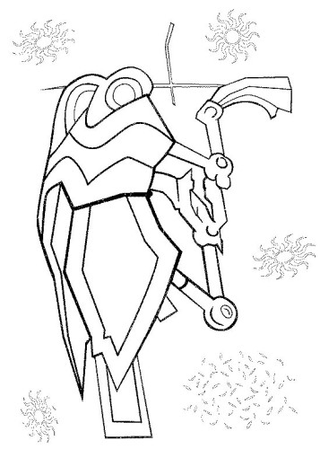 immagine ben 10 da colorare