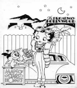 immagine betty boop da colorare