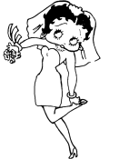 immagine betty boop da colorare