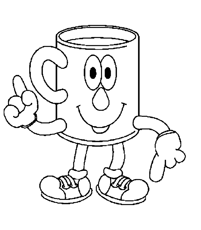 immagine bevande da colorare