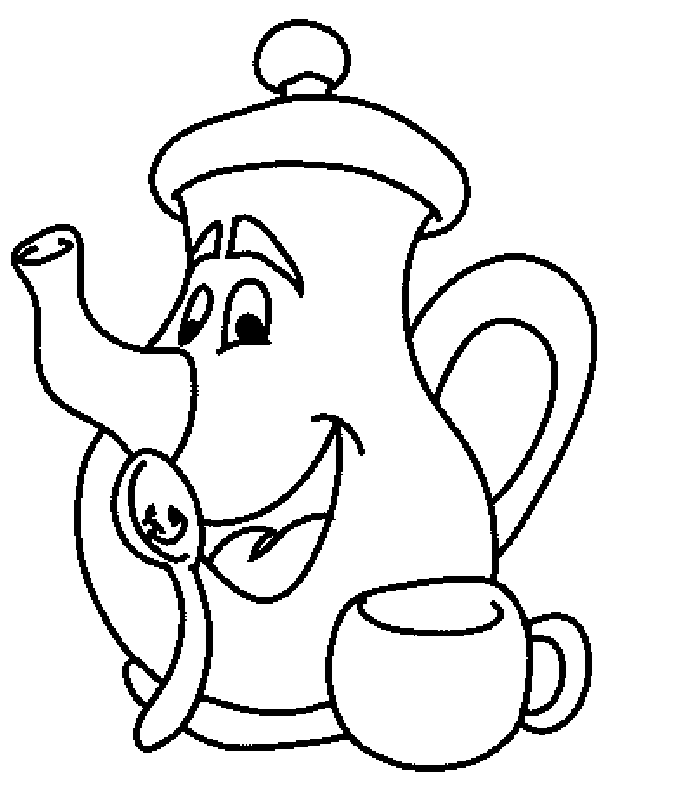 immagine bevande da colorare