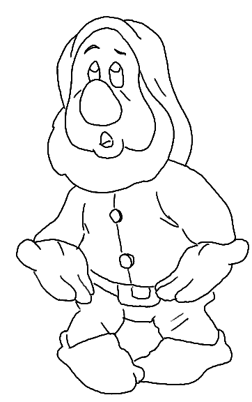 immagine biancaneve da colorare