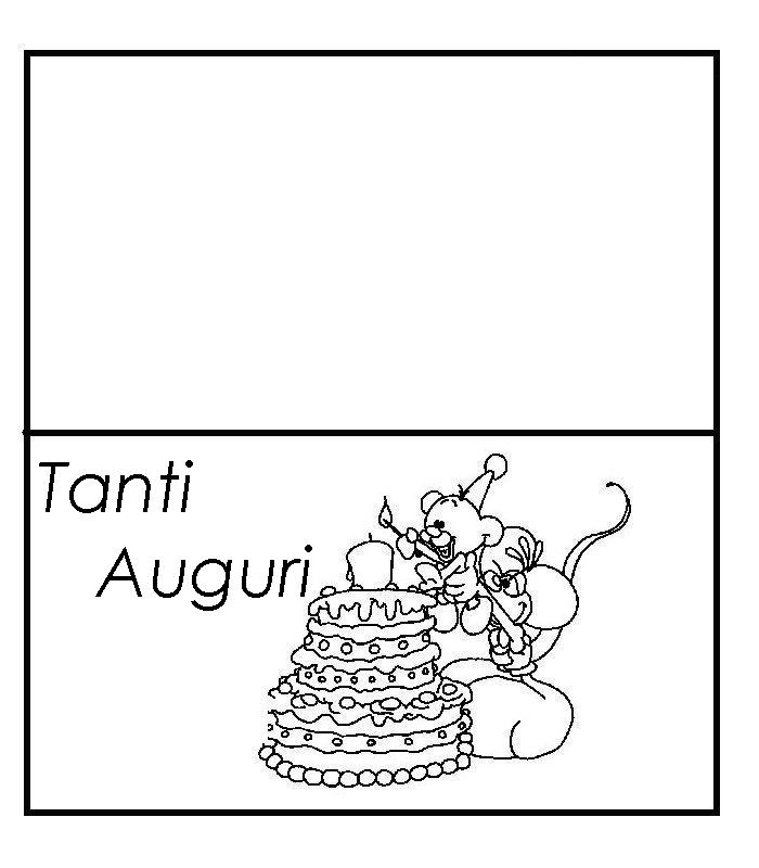 immagine bigliettini buone feste da colorare