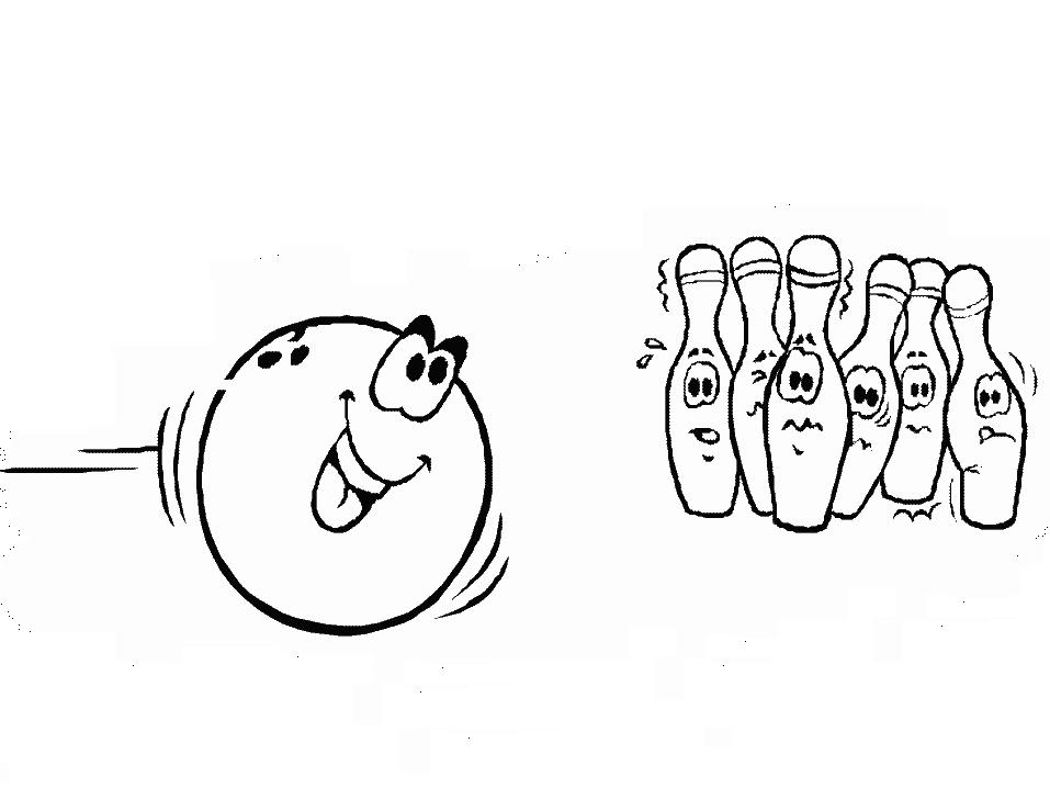 immagine bowling da colorare