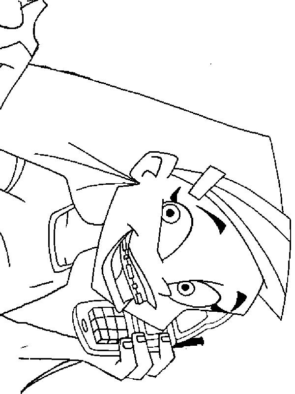 immagine brace face da colorare