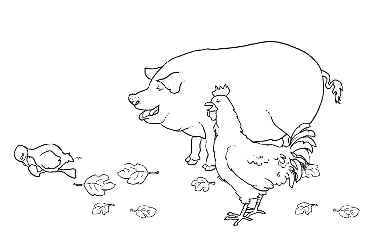 immagine brutto anatroccolo da colorare