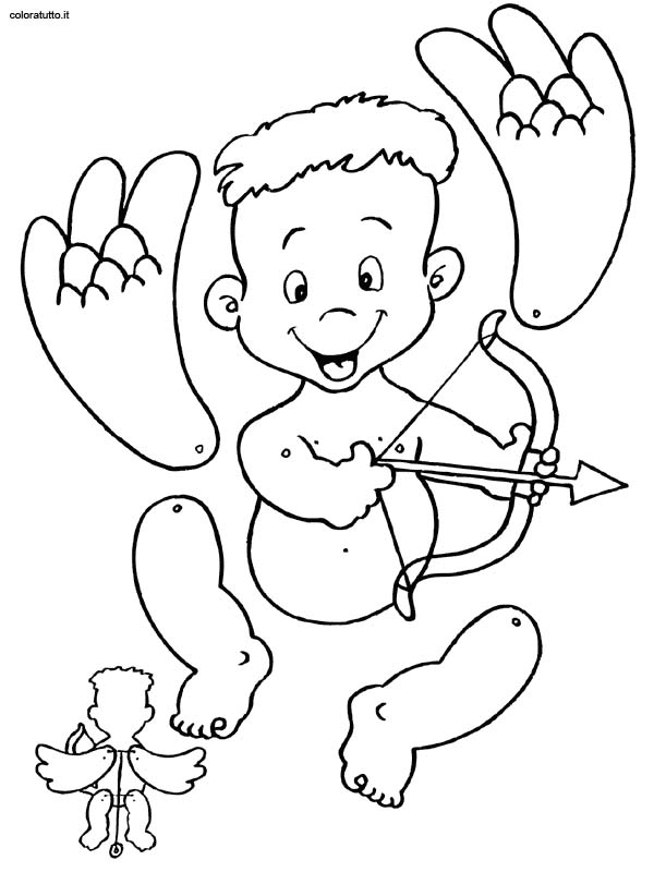 immagine burattini da colorare