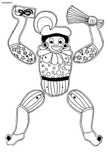 immagine burattini da colorare