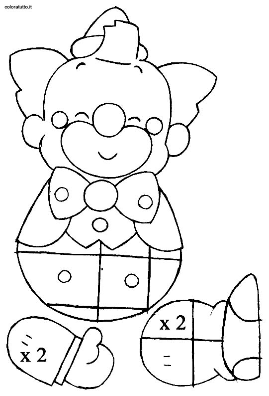 immagine burattini da colorare