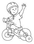 immagine caillou da colorare