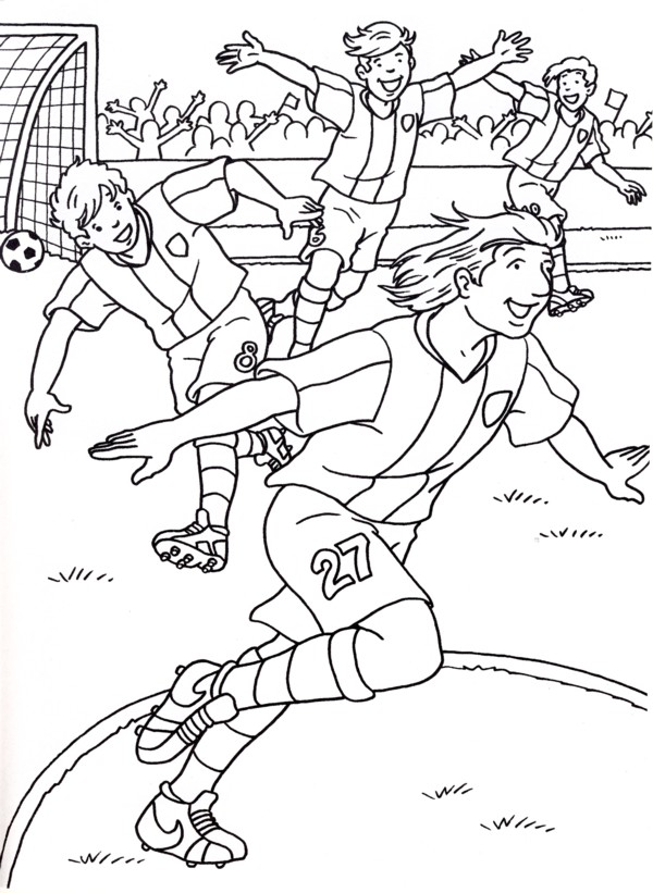 immagine calcio da colorare