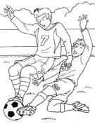immagine calcio da colorare