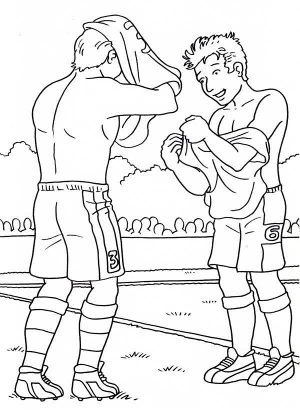 immagine calcio da colorare