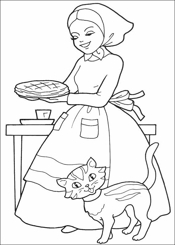 immagine cappuccetto rosso da colorare