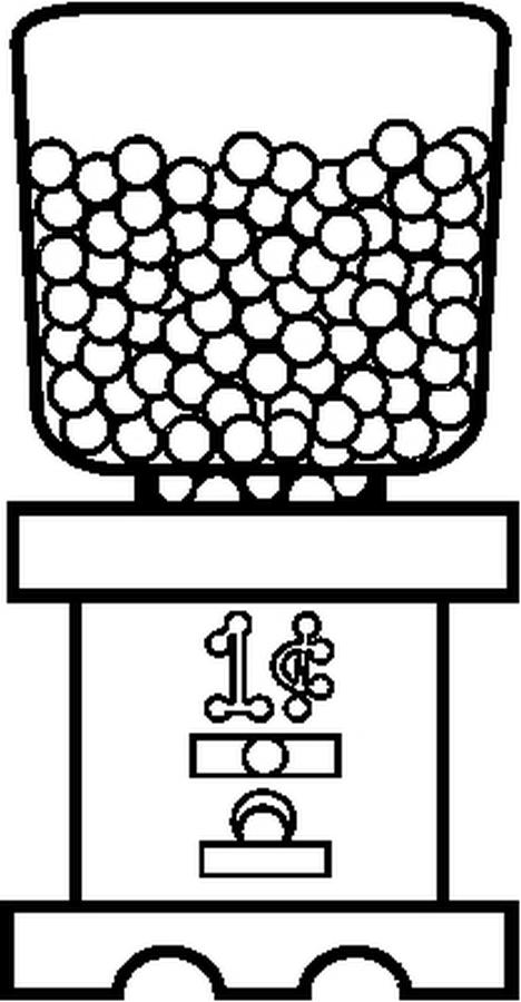 immagine caramelle da colorare